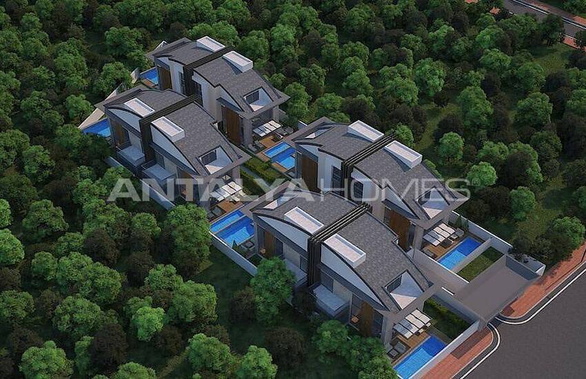 Сдвоенные Виллы с Личным Бассейном и Садом в Анталии 5
