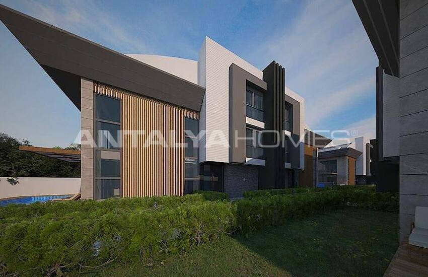 Сдвоенные Виллы с Личным Бассейном и Садом в Анталии 7