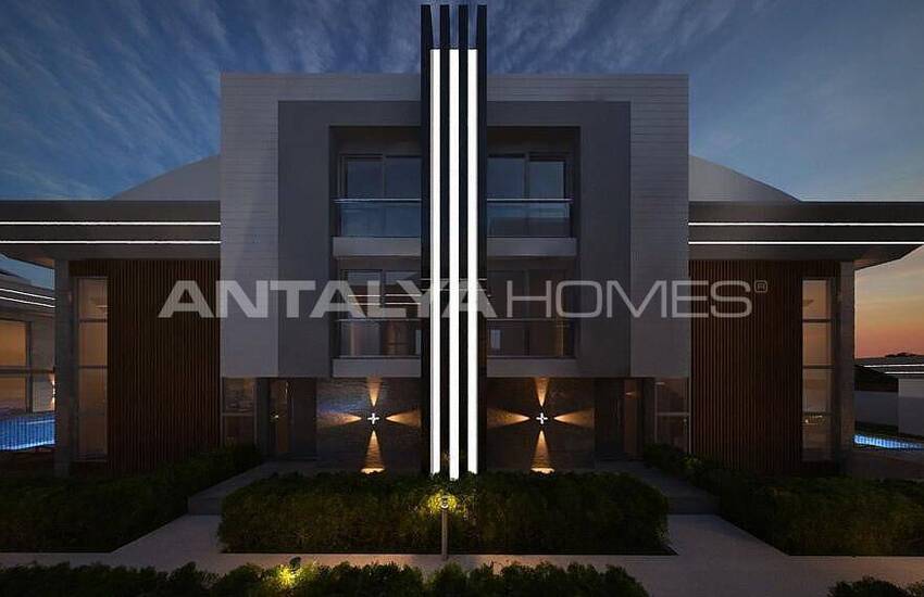 Сдвоенные Виллы с Личным Бассейном и Садом в Анталии 8