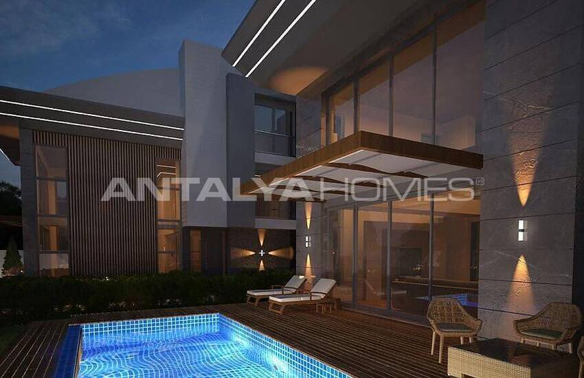 Сдвоенные Виллы с Личным Бассейном и Садом в Анталии 9