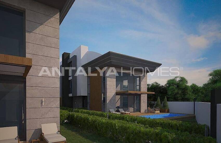 Semi-detached Villas with Private Pool and Garden in Antalya 1