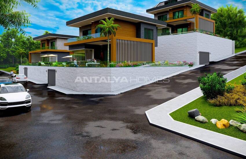 Modern-design Villas with Sea and Natura Scene in Alanya 1