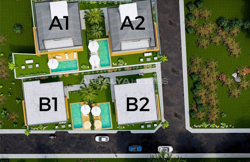 Modern-design Villas with Sea and Natura Scene in Alanya 4