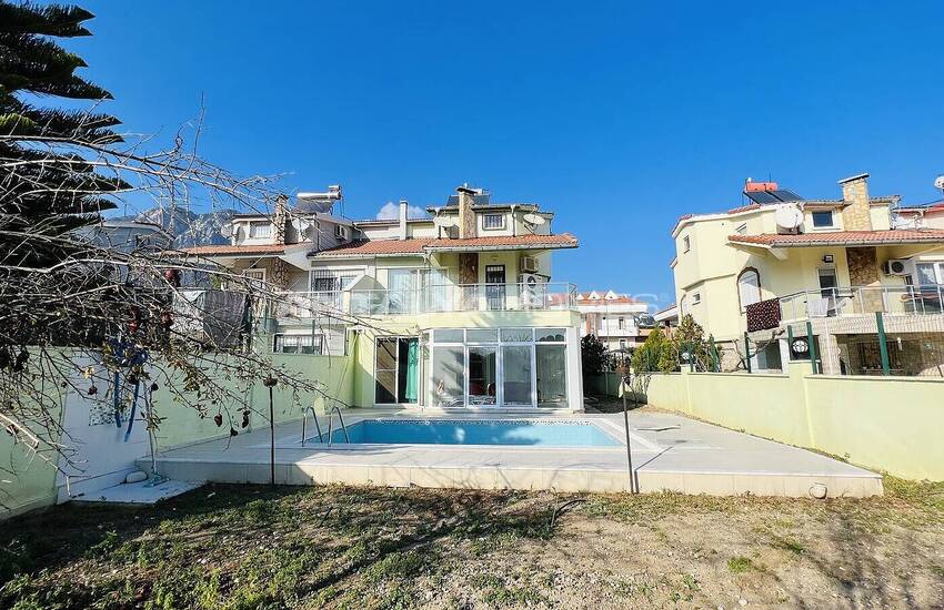 Semi-detached Mountain View Villa with Pool in Kemer Antalya 1