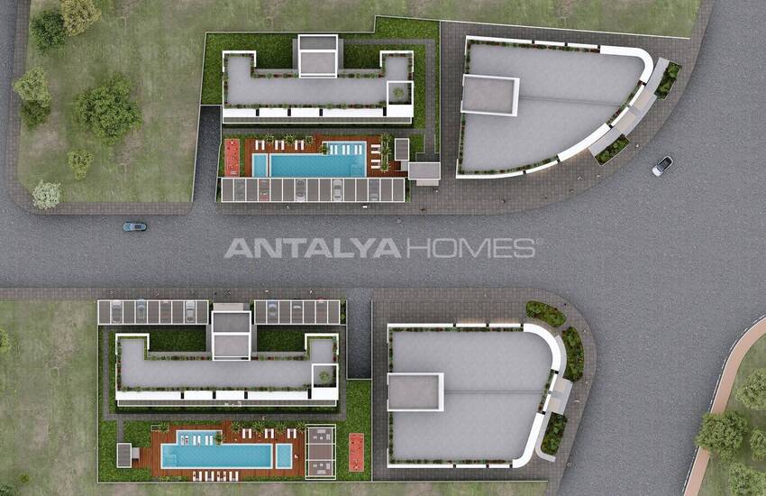 شقق حديثة في مجمع فاخر مع مرافق غنية في أنطاليا أكسو ألتيناش 5