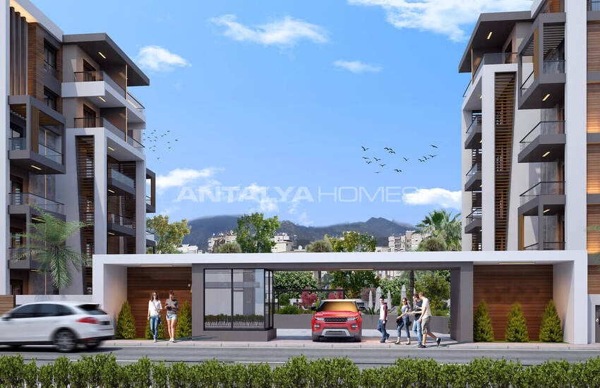Квартиры в Комплексе с Крытым Паркингом в Анталии, Алтынташ 3