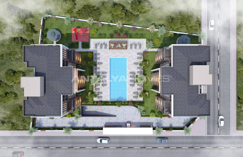 Квартиры в Комплексе с Крытым Паркингом в Анталии, Алтынташ 5