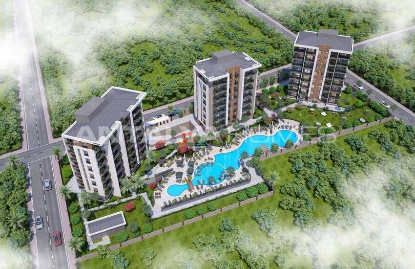 Woningen In Complex Met Rijke Voorzieningen In Antalya Altintas 9