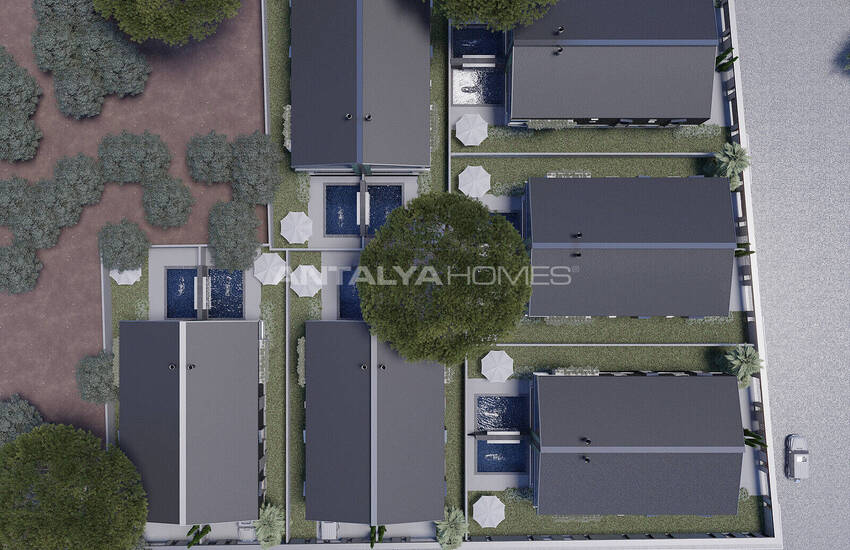 Villor Med 4 Sovrum Och Privata Pooler I Antalya Dosemealti 13