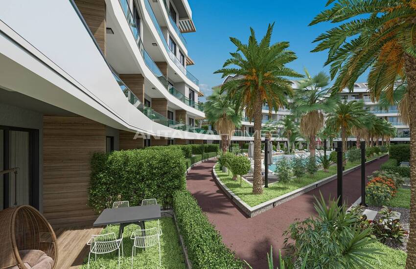 Alanya Oba'da Şehir ve Doğa Manzaralı Satılık Daireler 6