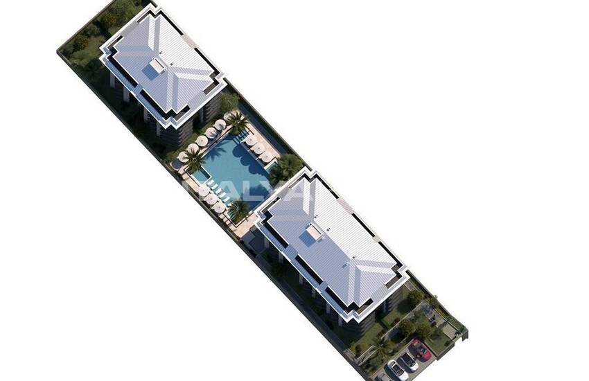 Sea View Spacious Apartments in Alanya Mahmutlar 19