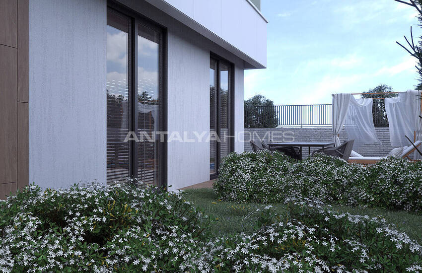 فيلا حديثة مع مسبح تدفئة تحت البلاط في دوشمالتي ينيكوي 10