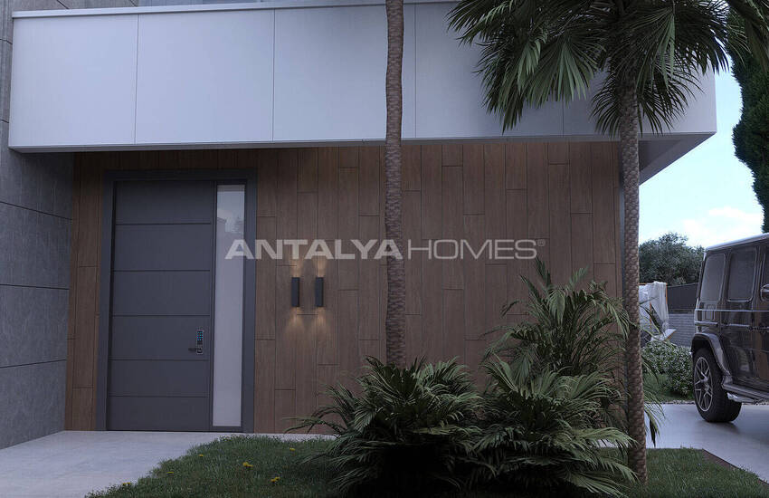 فيلا حديثة مع مسبح تدفئة تحت البلاط في دوشمالتي ينيكوي 11