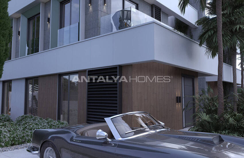 فيلا حديثة مع مسبح تدفئة تحت البلاط في دوشمالتي ينيكوي 12