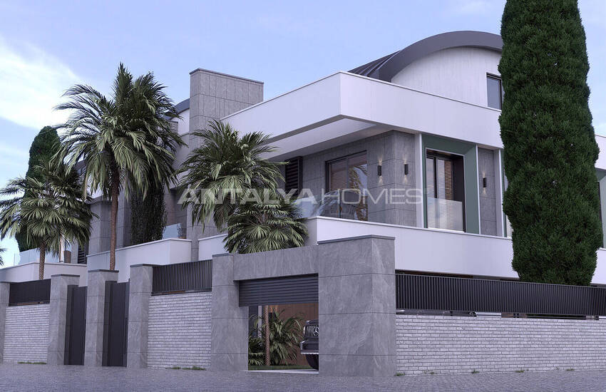 فيلا حديثة مع مسبح تدفئة تحت البلاط في دوشمالتي ينيكوي 6