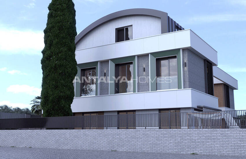 فيلا حديثة مع مسبح تدفئة تحت البلاط في دوشمالتي ينيكوي 7