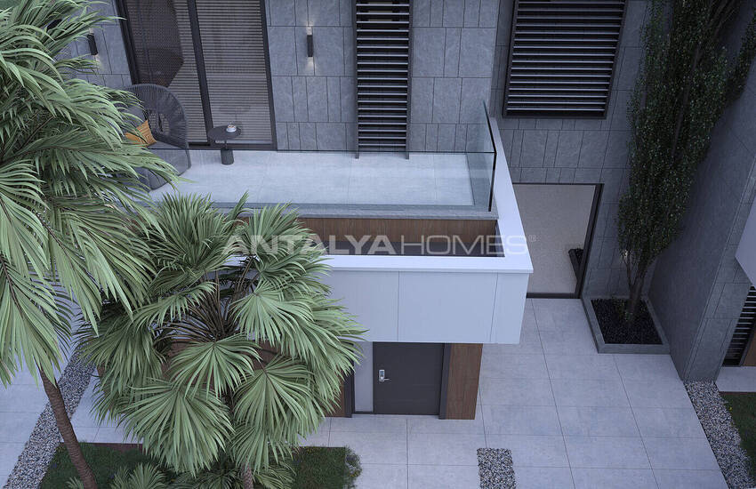 فيلا حديثة مع مسبح تدفئة تحت البلاط في دوشمالتي ينيكوي 9