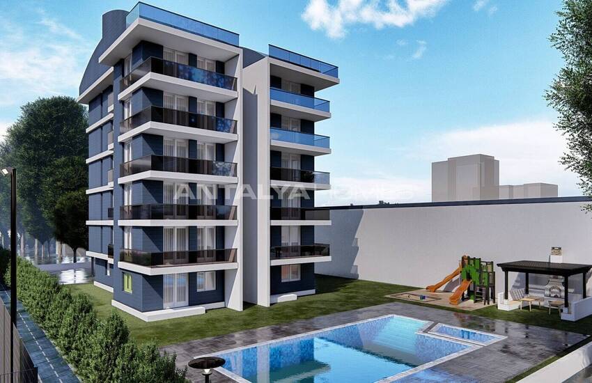 Просторные Квартиры-Дуплекс в Проекте с Бассейном в Анталии 1