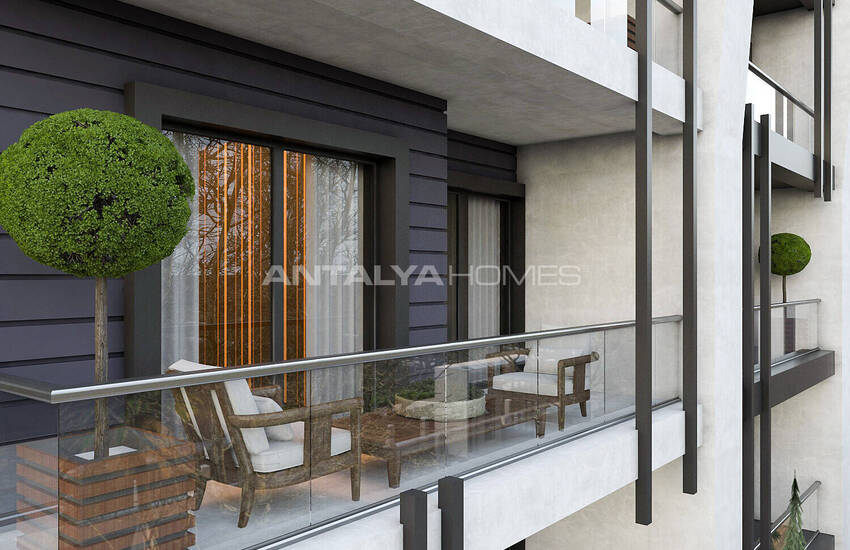 شقق حديثة مع حديقة واسعة في مجمع مع مسبح في أكسو ألتيناش 9