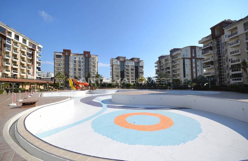 آپارتمان مبله شیک با منظره دریا در آلانیا، آنتالیا 2