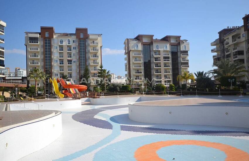 آپارتمان مبله شیک با منظره دریا در آلانیا، آنتالیا