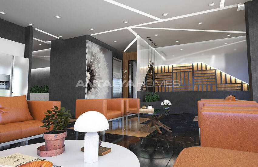 آپارتمان لوکس در یک مجتمع هتلی در آلانیا 10