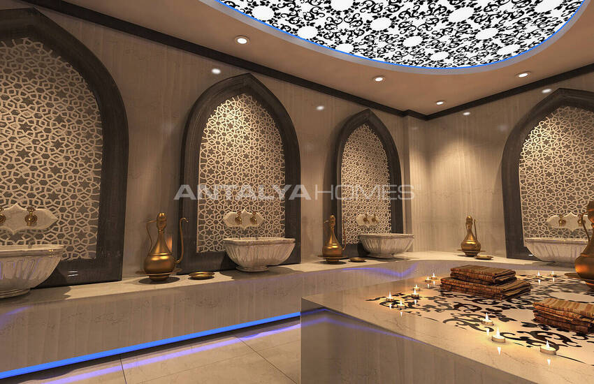 آپارتمان لوکس در یک مجتمع هتلی در آلانیا 16