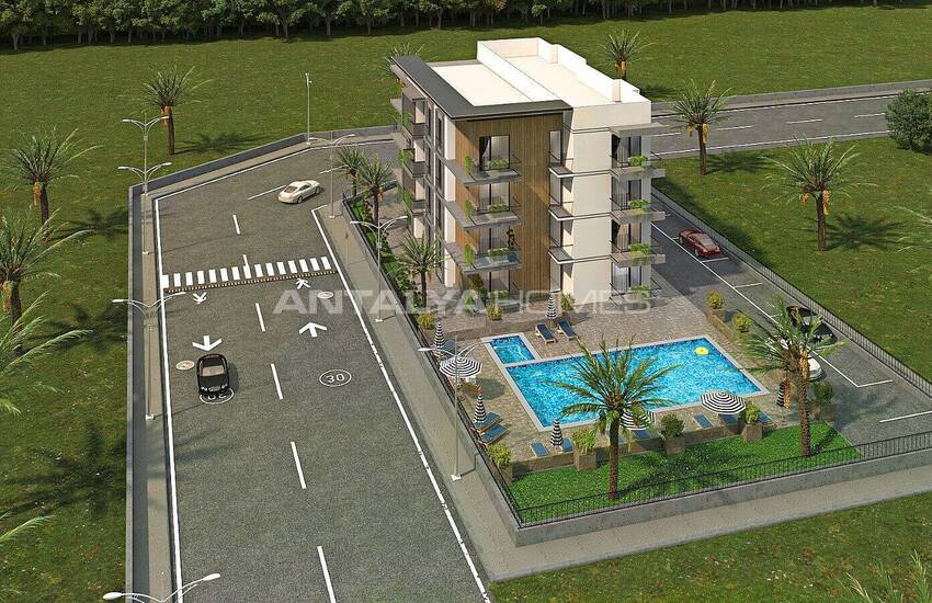 Lägenheter Med Utomhuspool På En Plats I Altıntas Aksu 1