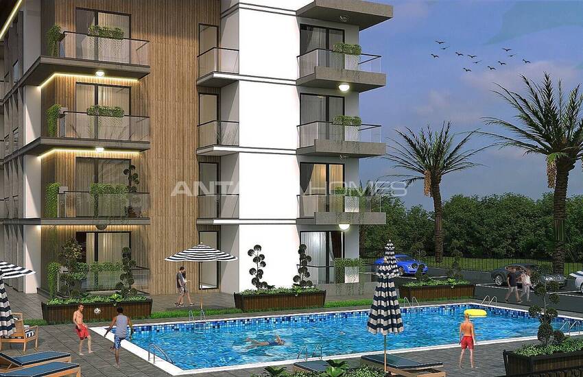 Lägenheter Med Utomhuspool På En Plats I Altıntas Aksu 3