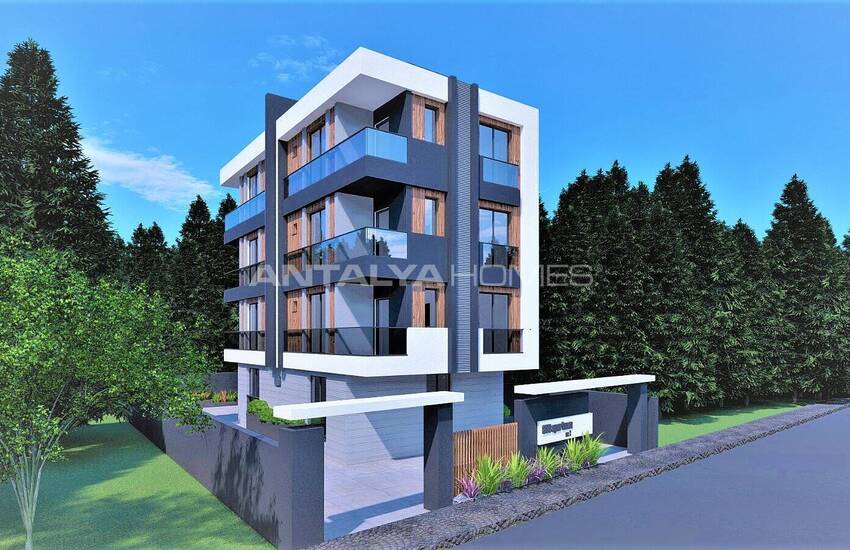 Modern-design Apartments 550 M to Tram in Kepez Antalya
