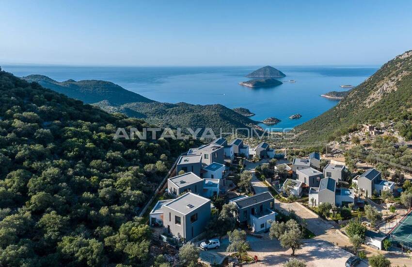 فلل حائزة على جوائز في أنطاليا كاش مطلة على البحر بتصميمها المميز 9