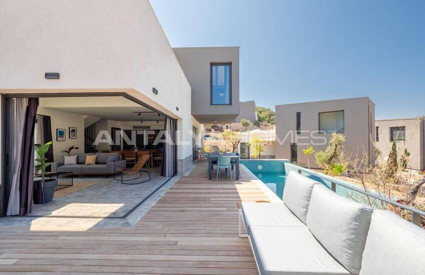 فلل حائزة على جوائز في أنطاليا كاش مطلة على البحر بتصميمها المميز 4