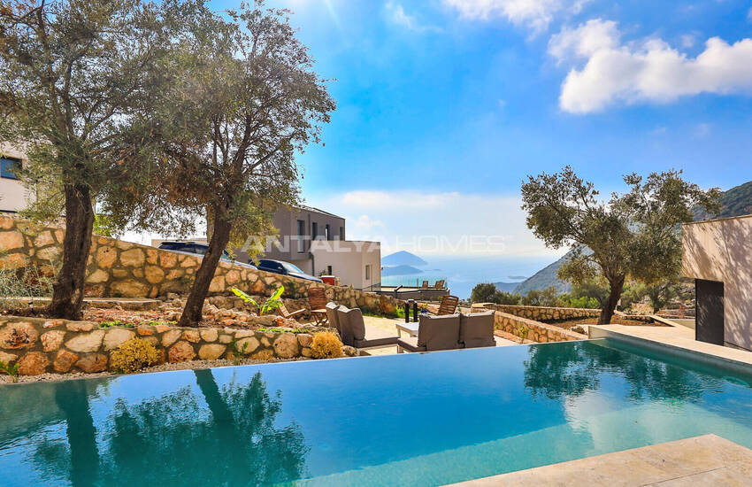 فلل حائزة على جوائز في أنطاليا كاش مطلة على البحر بتصميمها المميز 7