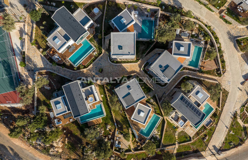 فلل حائزة على جوائز في أنطاليا كاش مطلة على البحر بتصميمها المميز 13