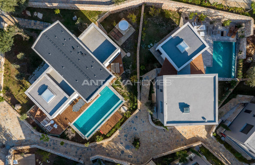 فلل حائزة على جوائز في أنطاليا كاش مطلة على البحر بتصميمها المميز 12