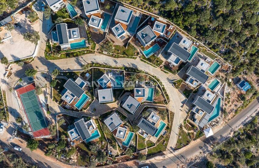 فلل حائزة على جوائز في أنطاليا كاش مطلة على البحر بتصميمها المميز 11