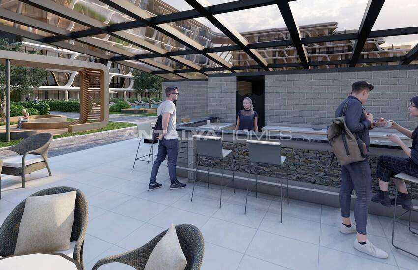 Moderne Wohnungen In Einem Neuen Luxus-komplex In Aksu Antalya 15