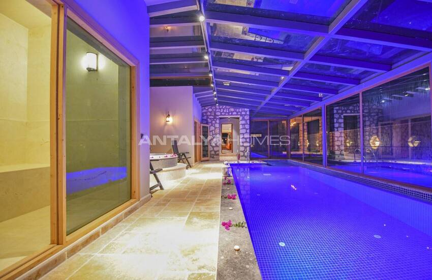 2+1 Isolerad Villa Med Utrustad Inredning På 1876 M² Mark I Kas Kalkan 18