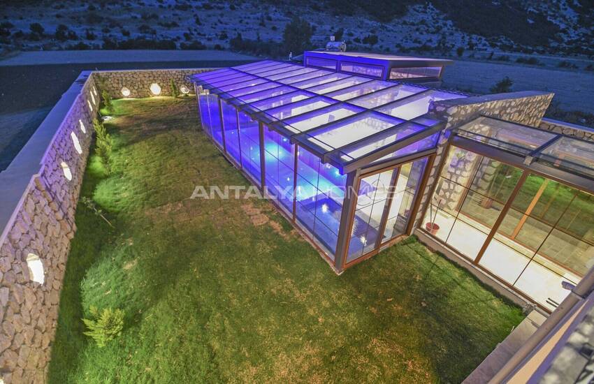 2+1 Isolerad Villa Med Utrustad Inredning På 1876 M² Mark I Kas Kalkan 17