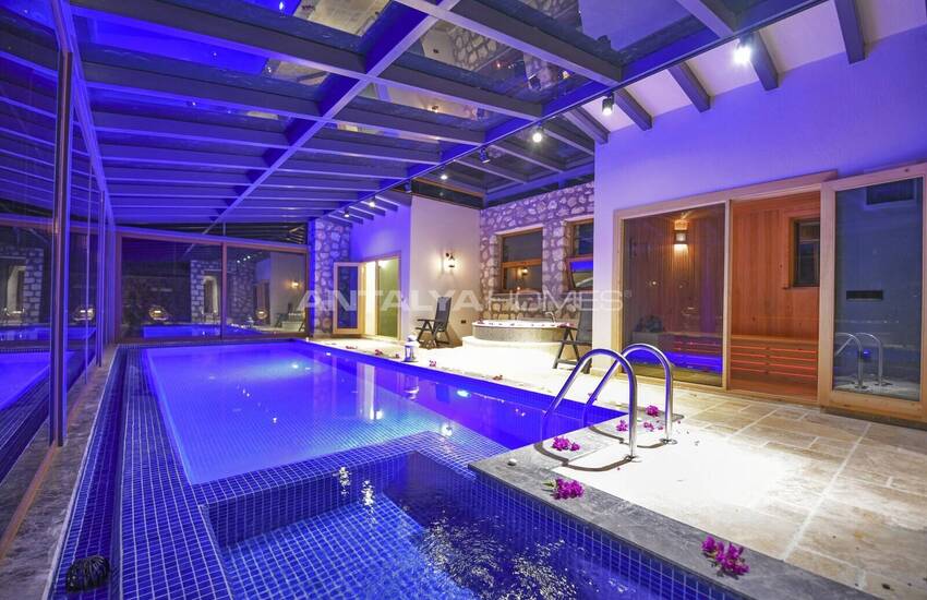 2+1 Isolerad Villa Med Utrustad Inredning På 1876 M² Mark I Kas Kalkan 20
