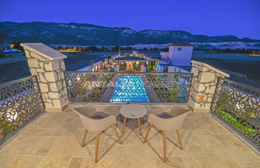 2+1 Isolerad Villa Med Utrustad Inredning På 1876 M² Mark I Kas Kalkan 14