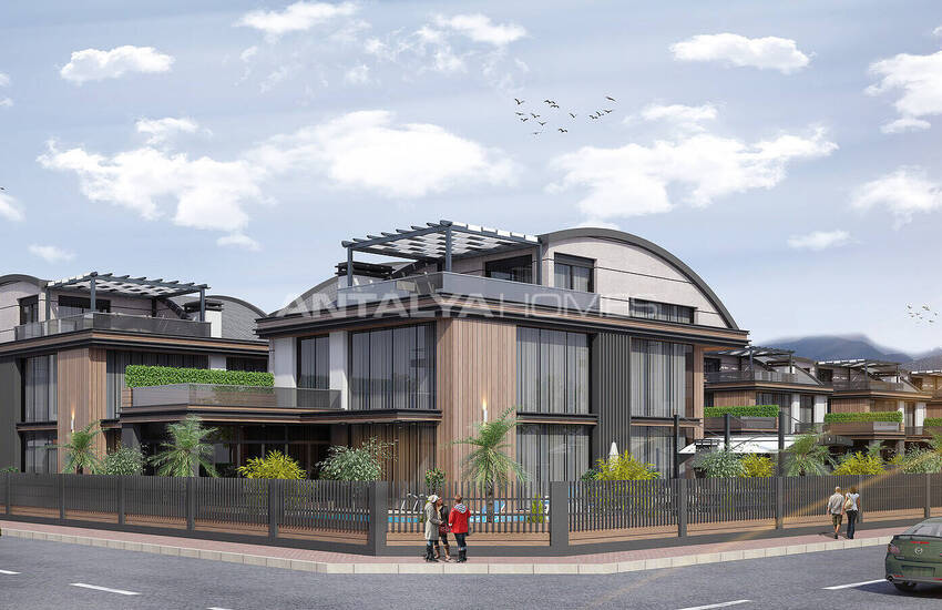 Villen Mit Fußbodenheizung Und Aufzug In Antalya Dosemealti 7