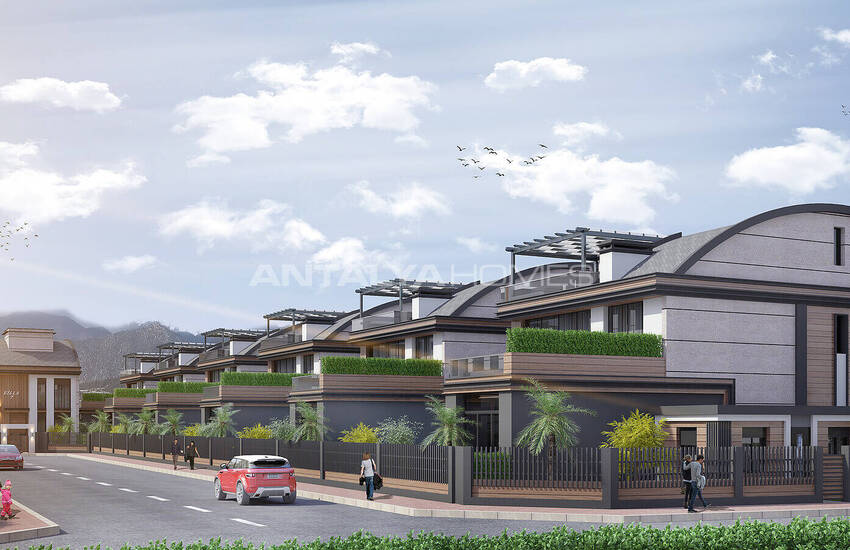 Villen Mit Fußbodenheizung Und Aufzug In Antalya Dosemealti 8