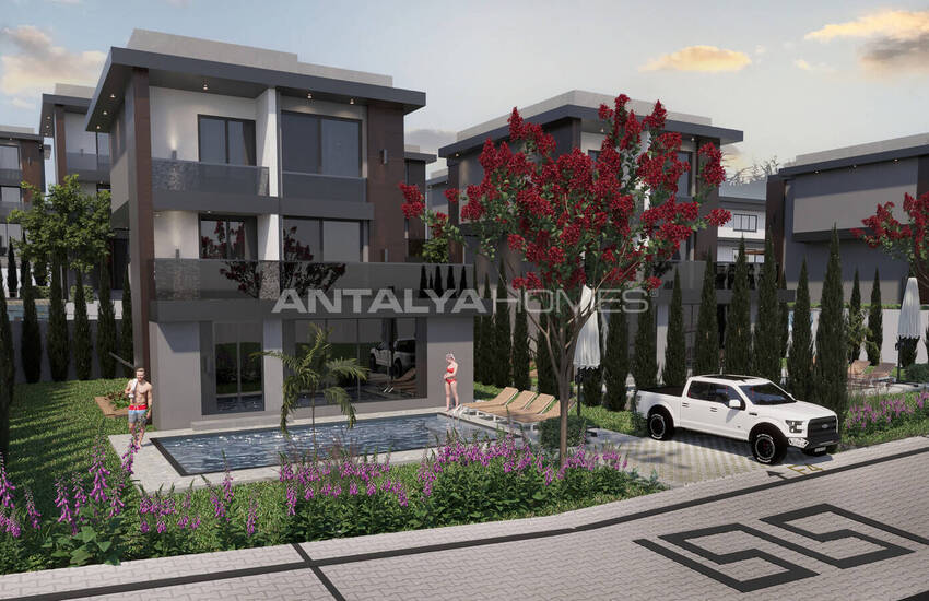 فيلات منفصلة مع مسبح خاص وحديقة في أكسو مانديرلار 3