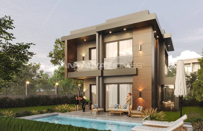 Detached Villas with Private Pool and Garden in Aksu Antalya 0