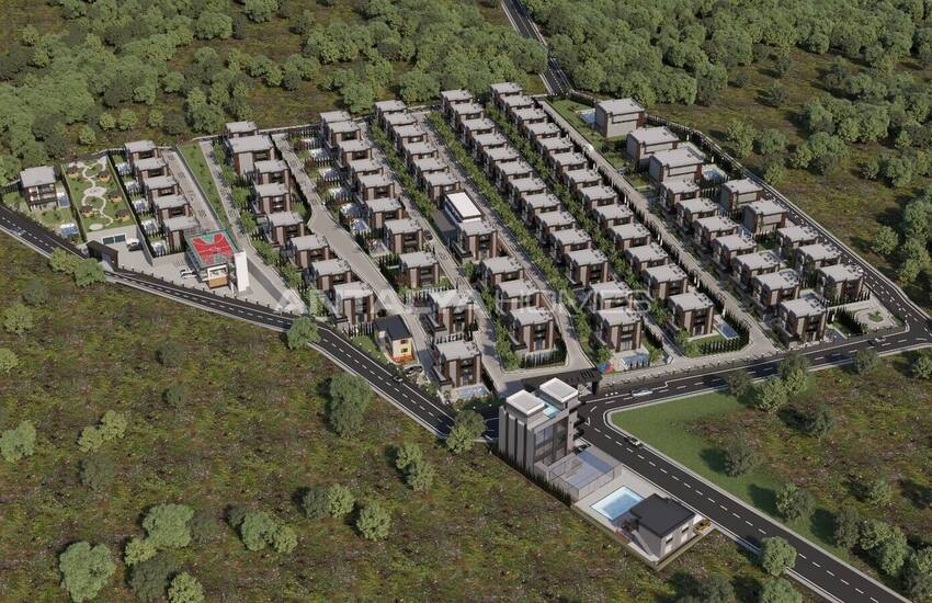 فيلات منفصلة مع مسبح خاص وحديقة في أكسو مانديرلار 4