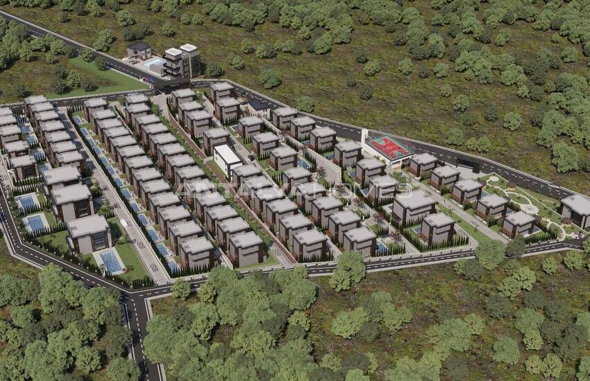 فيلات منفصلة مع مسبح خاص وحديقة في أكسو مانديرلار 6