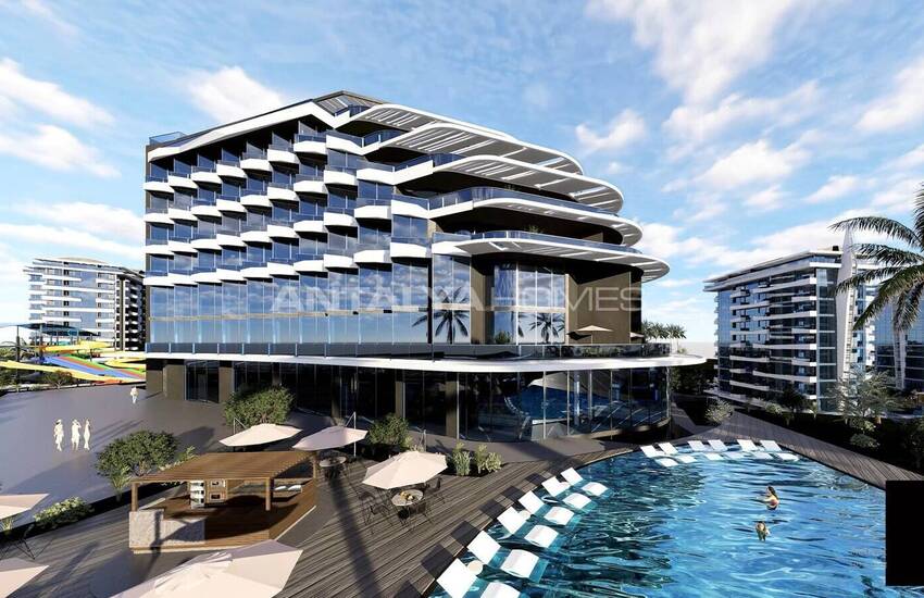 Luxury Apartments in a Complex with Hotel Amenities in Alanya