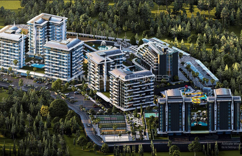 Luxus-wohnungen In Einem Komplex Mit Hoteleinrichtungen In Alanya 1