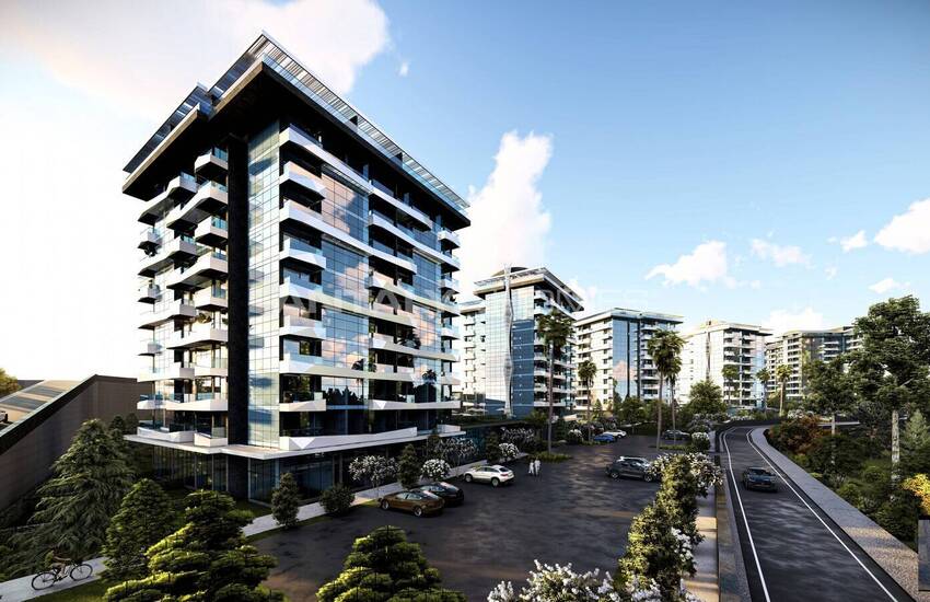 شقق حديثة في مجمع فاخر بالقرب من البحر في افسالار ألانيا 4